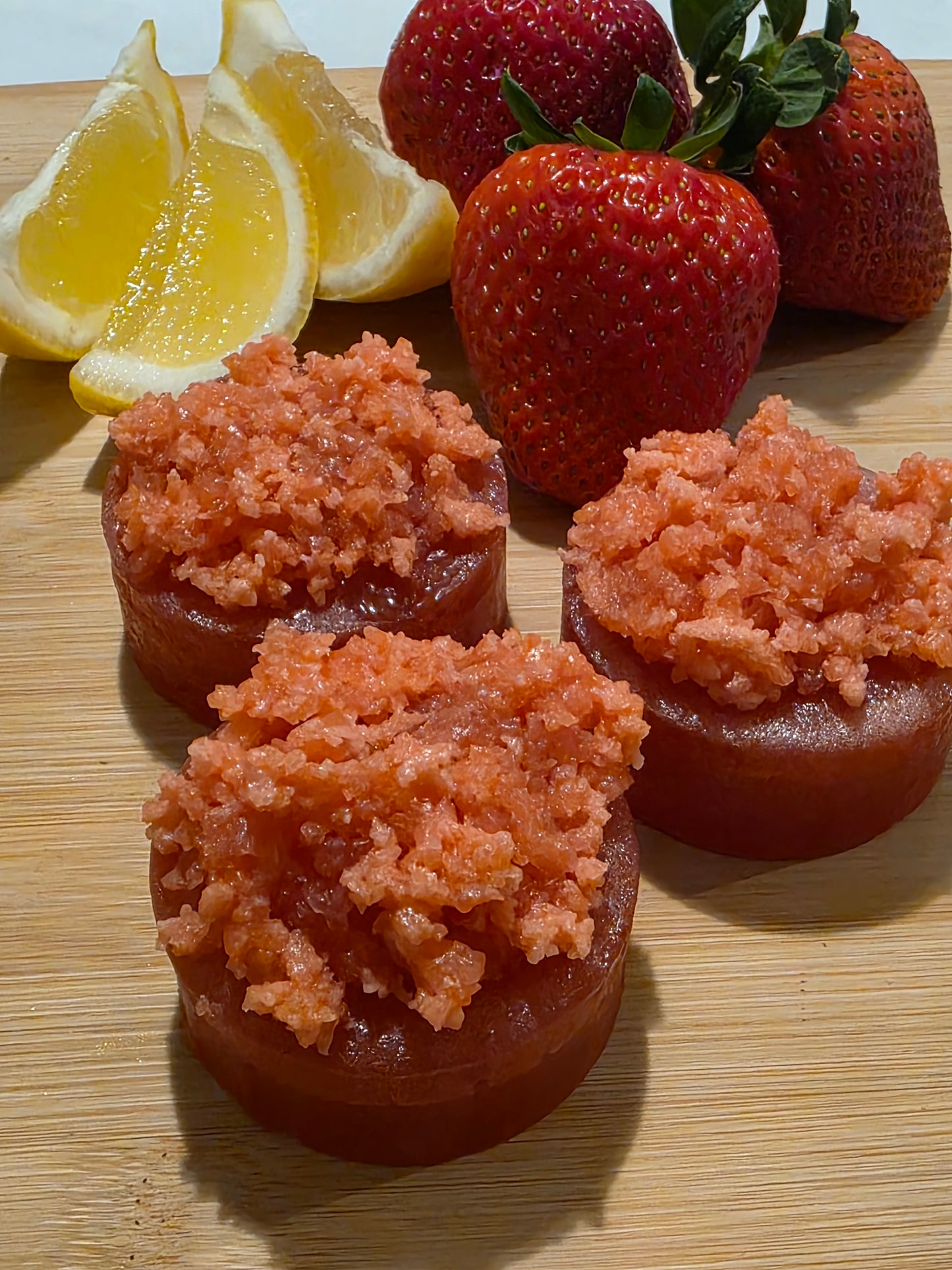 Strawberry & Lemon Sugar Puck